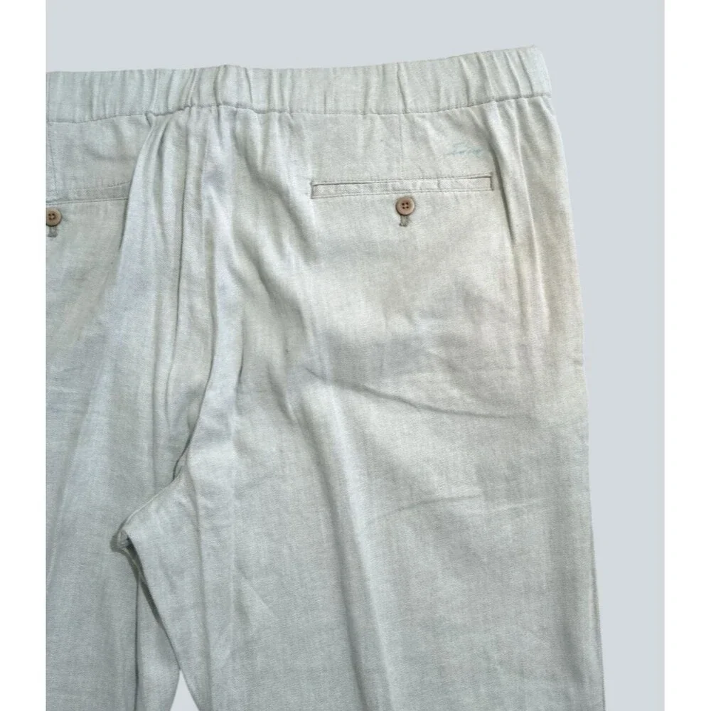 Tommy Bahama Beach Linen Pant Iceberg Green Size 3XL NWT
